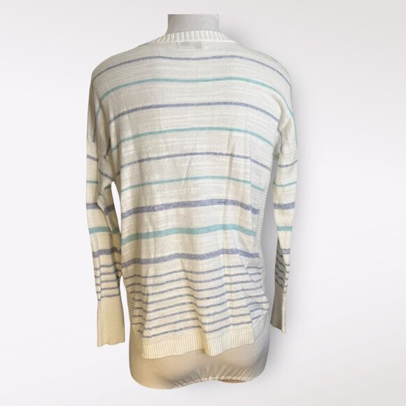 Vineyard Vines Cotton Striped Pullover Sweater XS - Picture 3 of 5